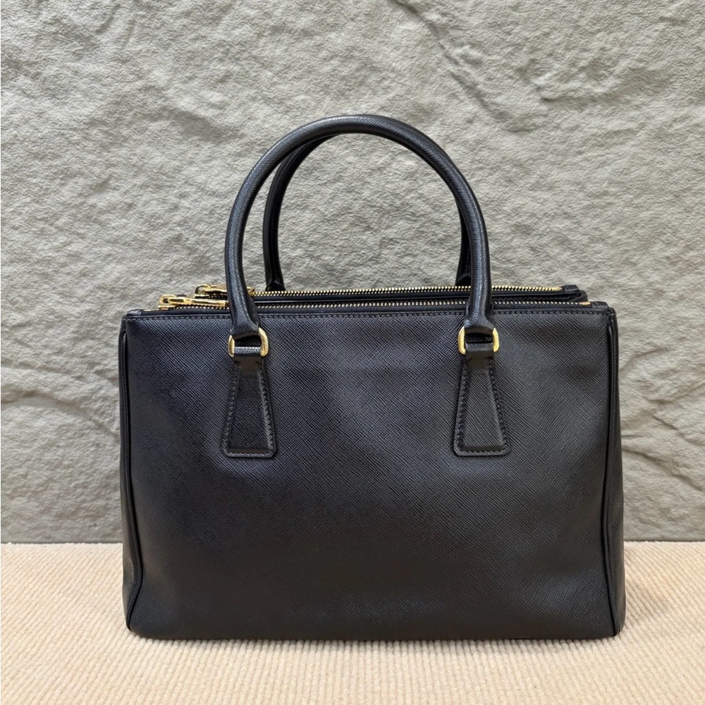 Prada Black Saffiano Leather Satchel - Picture 3 of 9